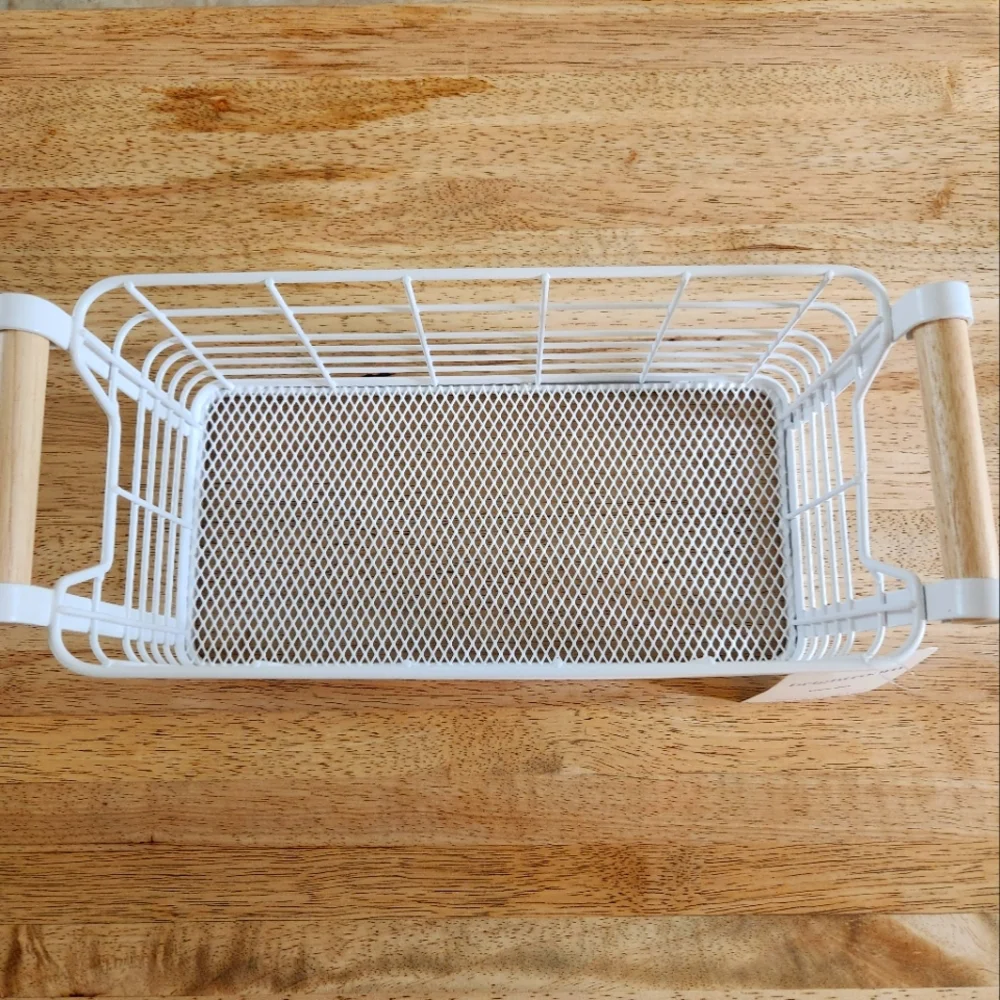 White metal Bin / Caddy